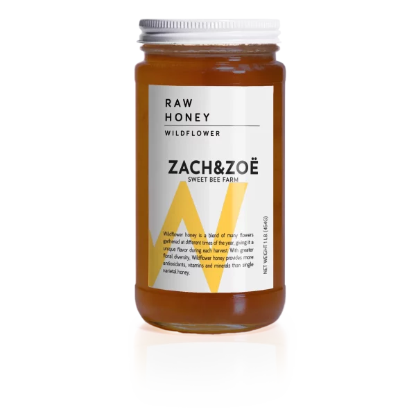 Zach & Zoe Sweet Bee Farm: Wildflower Honey, 8 Oz